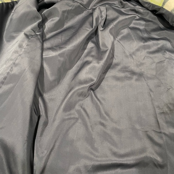 FINDERS KEEPERS Womens Wool Blend Long Time Cream Plaid Coat - Picture 9 of 9